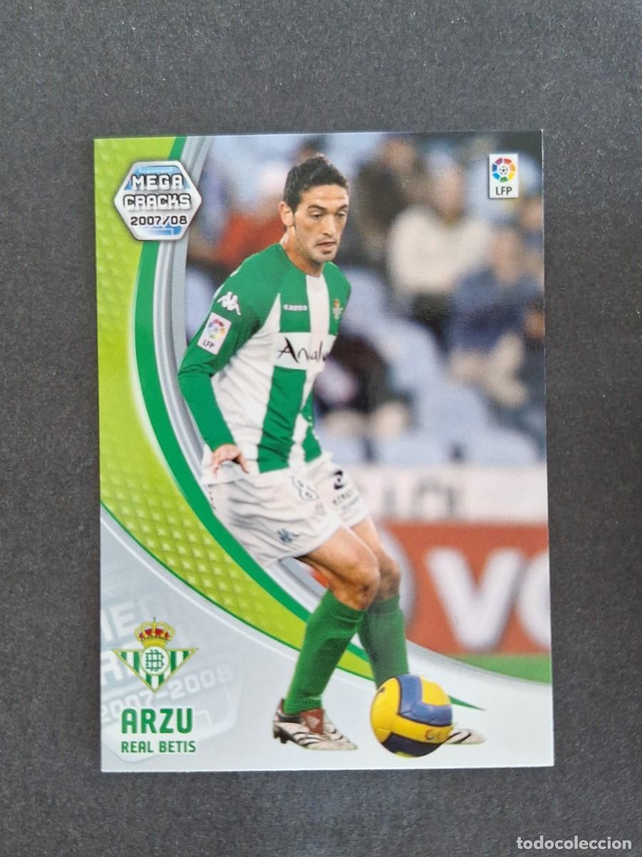 Cromos de f&uacute;tbol: L4 ARZU REAL BETIS BALOMIPE 80 PANINI MEGACRACKS 2007 2008 07 08