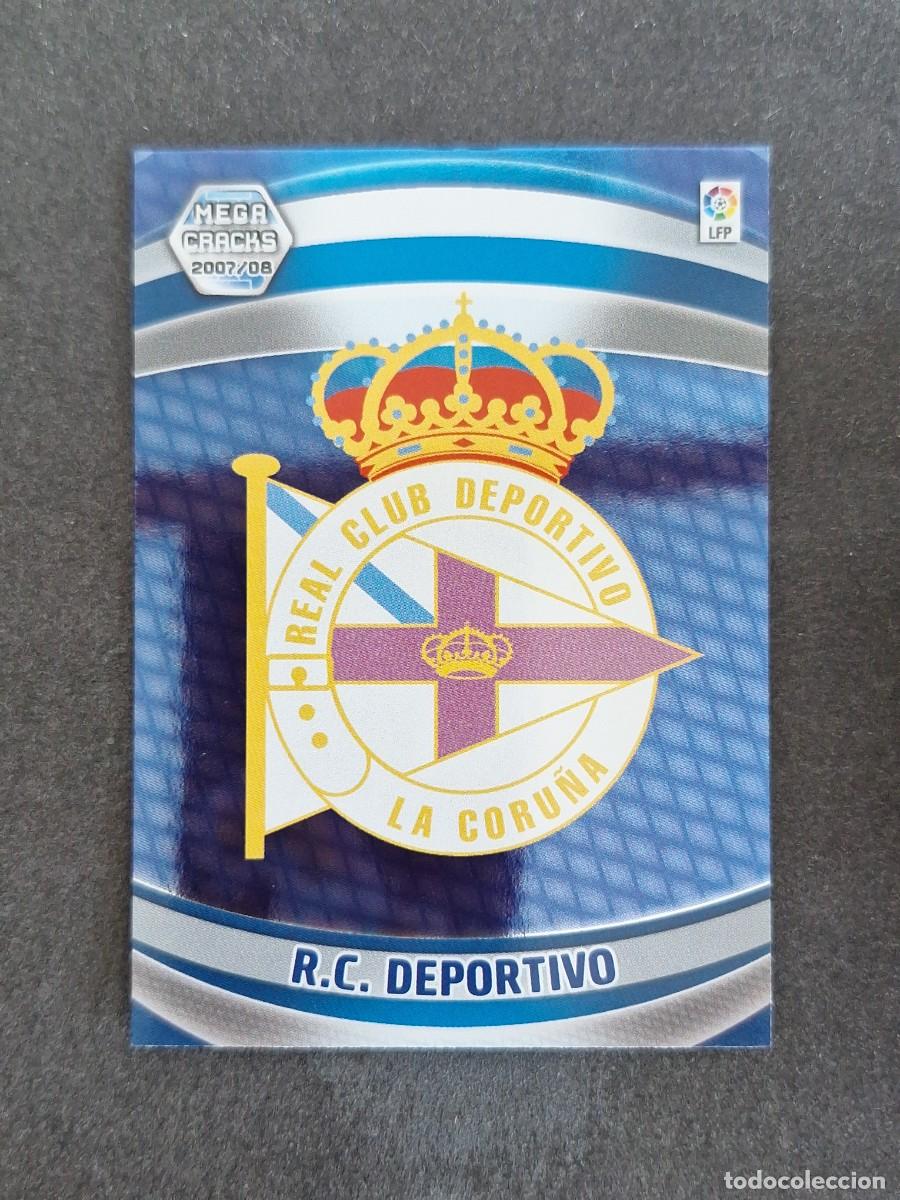 Cromos de f&uacute;tbol: L4 ESCUDO DEPORTIVO DE LA CORU&Ntilde;A 91 PANINI MEGACRACKS 2007 2008 07 08