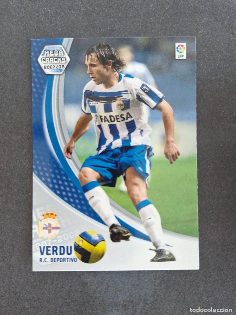 Cromos de f&uacute;tbol: L4 VERDU DEPORTIVO DE LA CORU&Ntilde;A 101 PANINI MEGACRACKS 2007 2008 07 08
