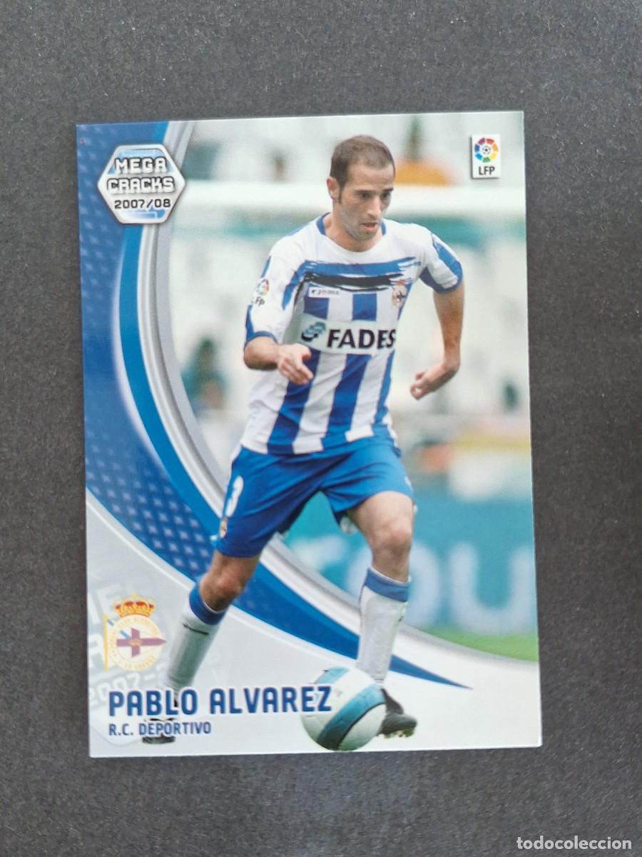 Cromos de f&uacute;tbol: L4 PABLO ALAVAREZ DEPORTIVO DE LA CORU&Ntilde;A 102 PANINI MEGACRACKS 2007 2008 07 08