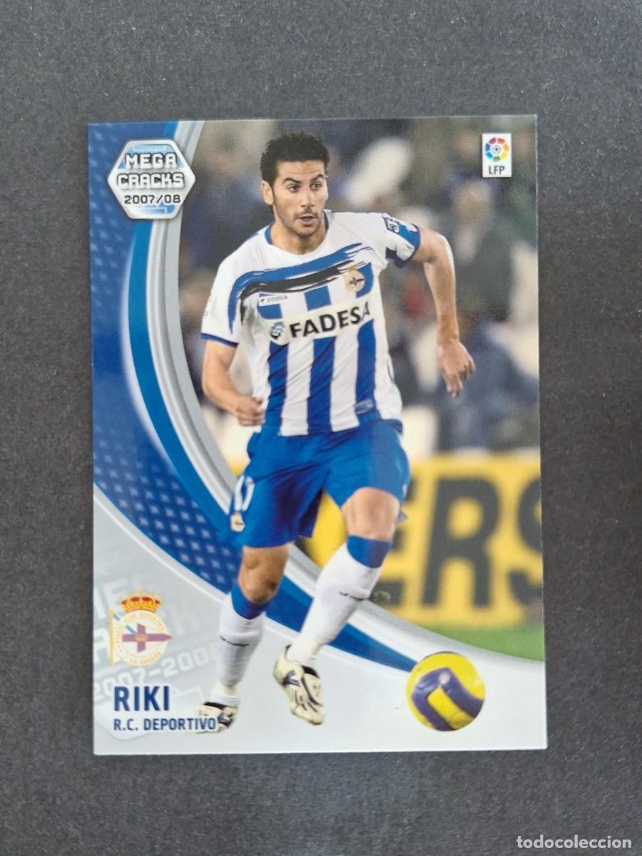 Cromos de f&uacute;tbol: L4 RIKI DEPORTIVO DE LA CORU&Ntilde;A 106 PANINI MEGACRACKS 2007 2008 07 08