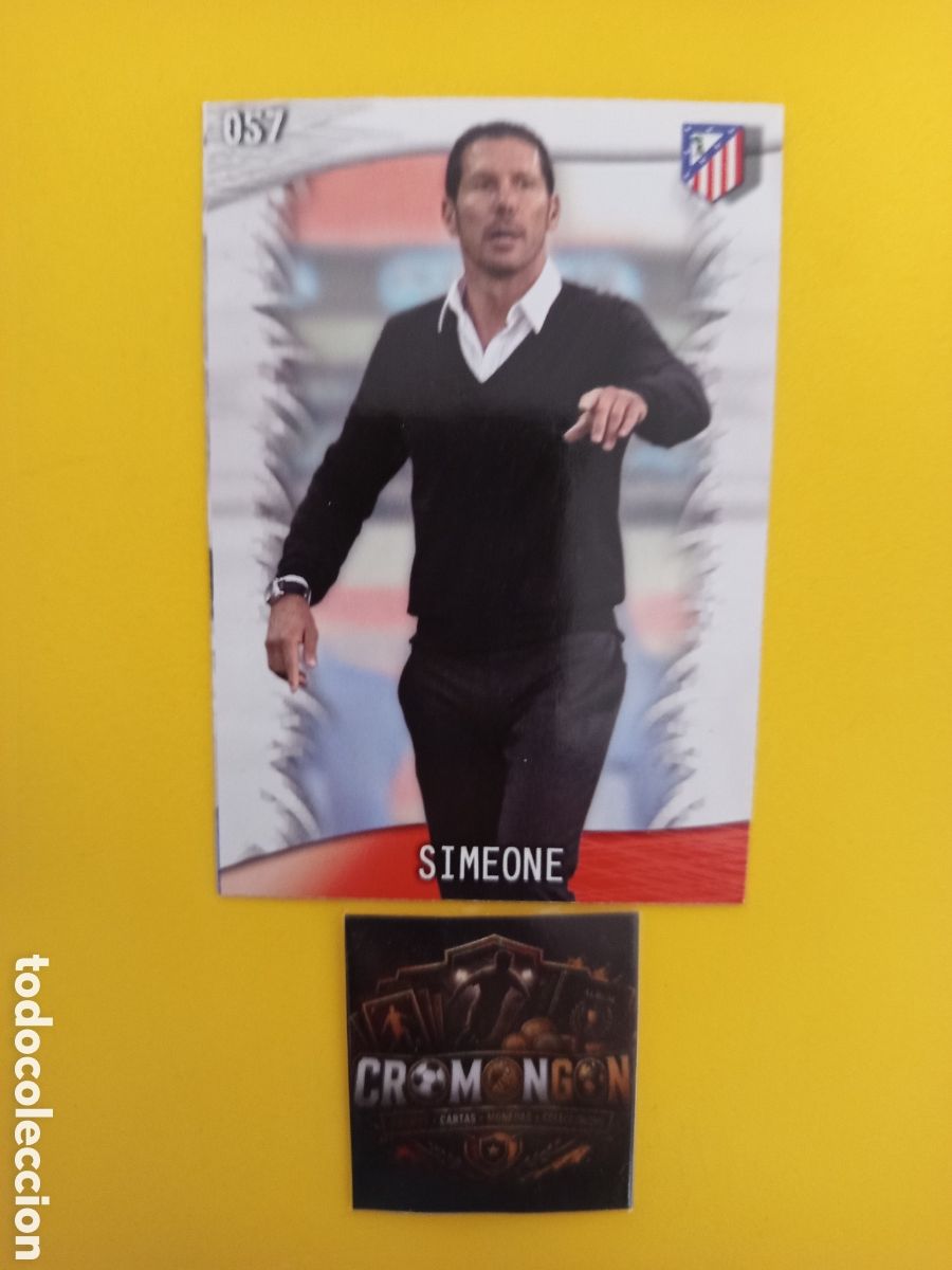 Cromos de f&uacute;tbol: ❇️ CROMO ⚽ SIMEONE ATL&Eacute;TICO DE MADRID 57 FICHAS LIGA QUIZ GAME 2014 13 14 2013 2014 MUNDICROMO ❇️