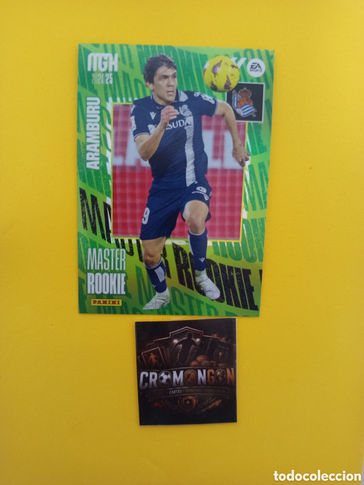 Cromos de f&uacute;tbol: ❇️ CROMO ⚽ CARD ARAMBURU REAL SOCIEDAD MASTER ROOKIE MEGACRACKS 24 25 MGKS 2024 2025 PANINI ❇️
