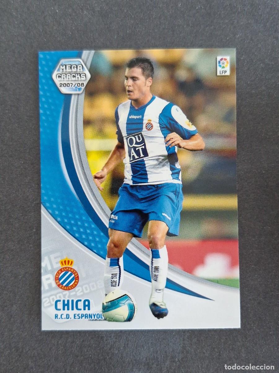 Cromos de f&uacute;tbol: L4 CHICA R. C. D. ESPA&Ntilde;OL 116 PANINI MEGACRACKS 2007 2008 07 08