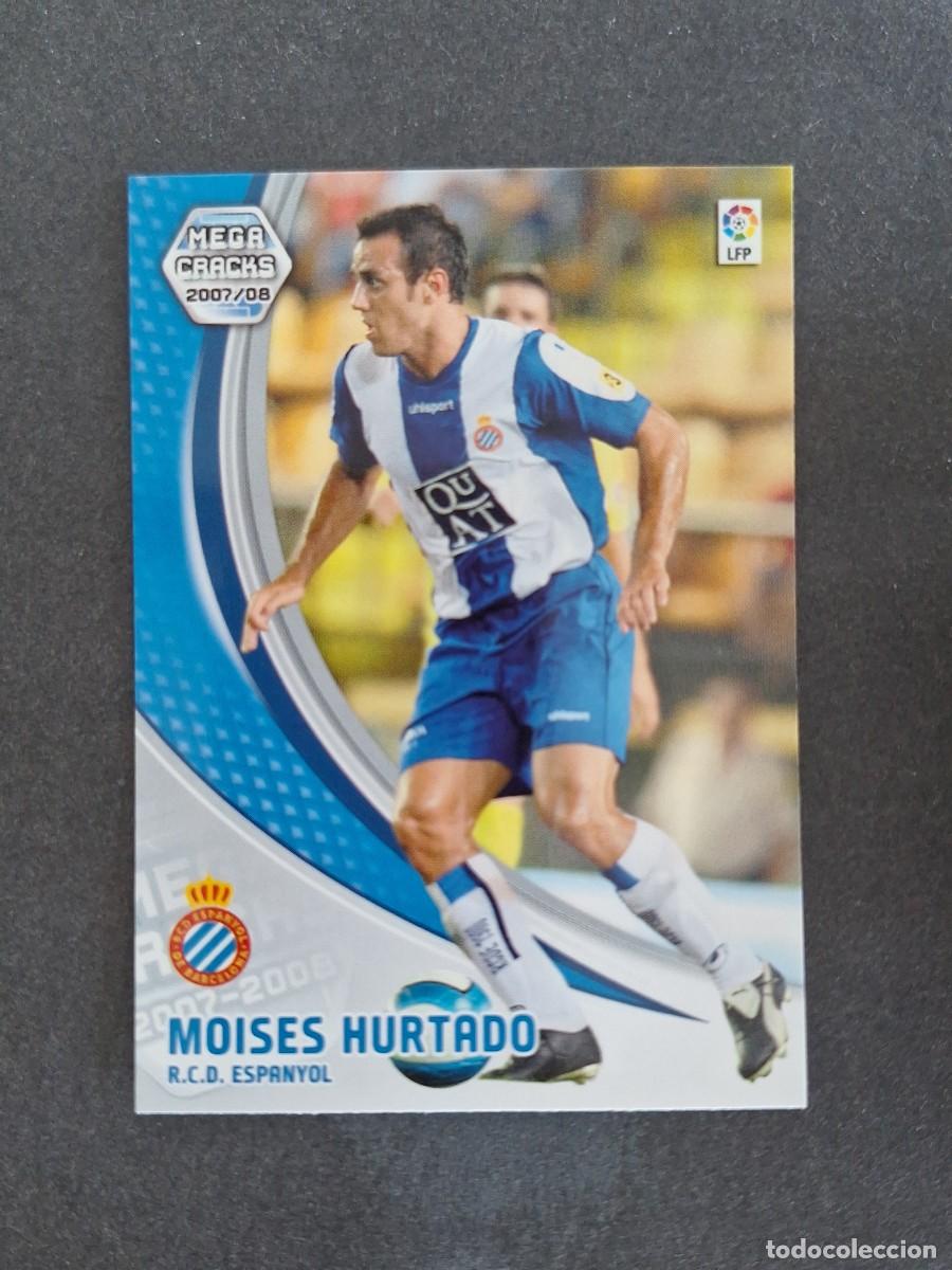 Cromos de f&uacute;tbol: L4 MOISES HURTADO R. C. D. ESPA&Ntilde;OL 118 PANINI MEGACRACKS 2007 2008 07 08