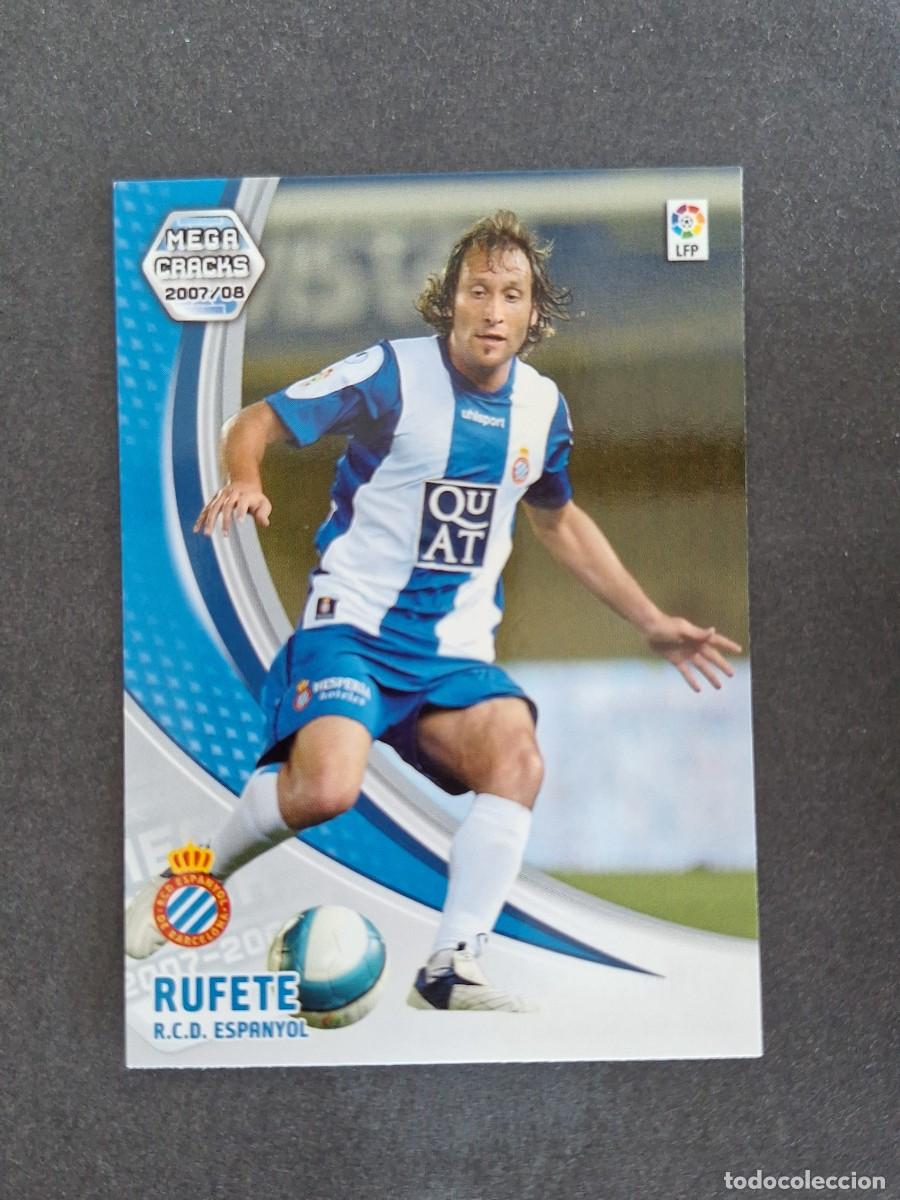 Cromos de f&uacute;tbol: L4 RUFETE R. C. D. ESPA&Ntilde;OL 121 PANINI MEGACRACKS 2007 2008 07 08