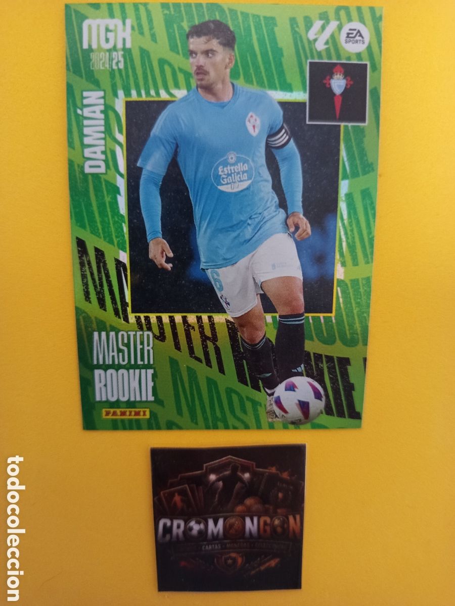 Cromos de f&uacute;tbol: ❇️ CROMO ⚽ CARD DAMI&Aacute;N CELTA DE VIGO MASTER ROOKIE MEGACRACKS 24 25 MGKS 2024 2025 PANINI ❇️
