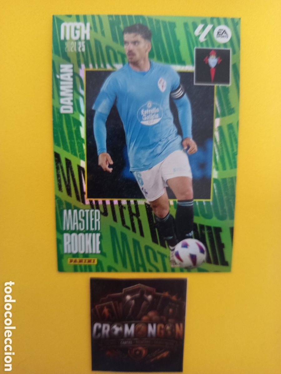 Cromos de f&uacute;tbol: ❇️ CROMO ⚽ CARD DAMI&Aacute;N CELTA DE VIGO MASTER ROOKIE MEGACRACKS 24 25 MGKS 2024 2025 PANINI ❇️