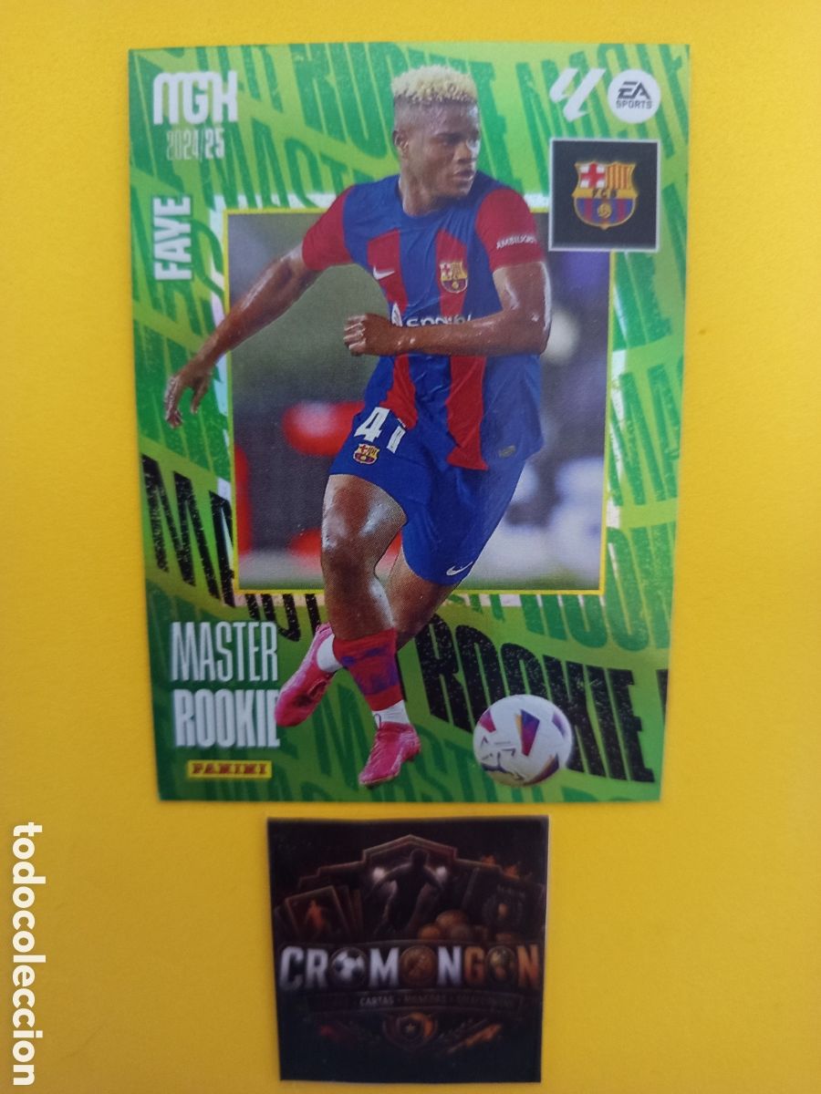 Cromos de f&uacute;tbol: ❇️ CROMO ⚽ CARD FAYE BARCELONA MASTER ROOKIE MEGACRACKS 24 25 MGKS 2024 2025 PANINI ❇️