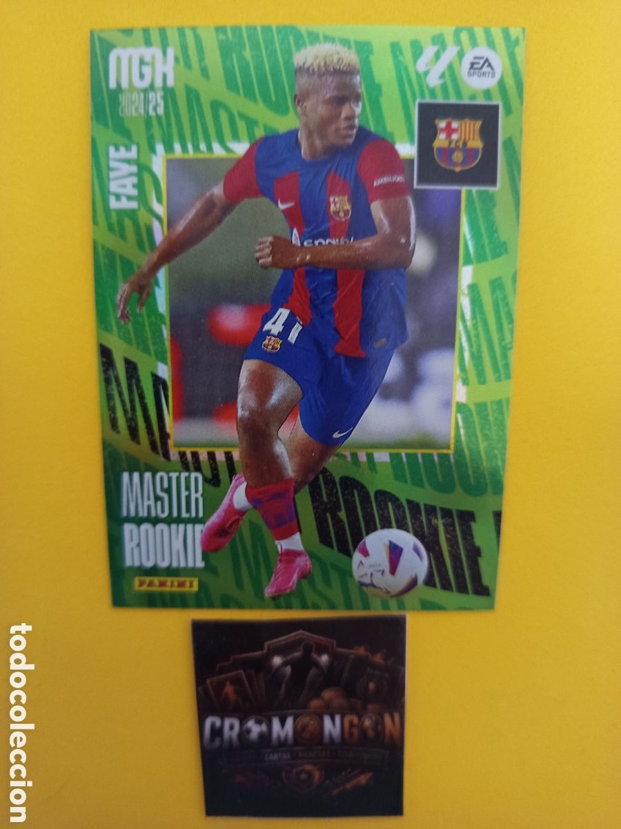 Cromos de f&uacute;tbol: ❇️ CROMO ⚽ CARD FAYE BARCELONA MASTER ROOKIE MEGACRACKS 24 25 MGKS 2024 2025 PANINI ❇️
