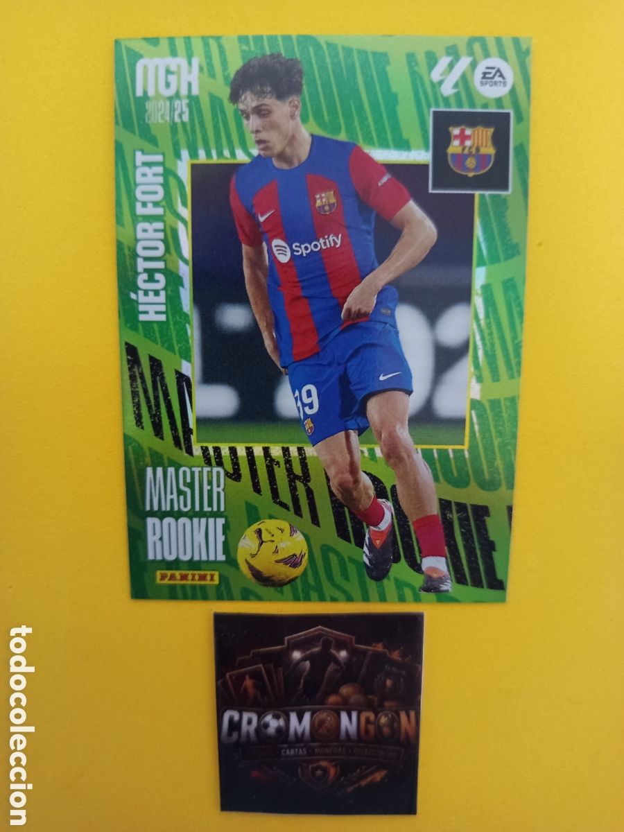 Cromos de f&uacute;tbol: ❇️ CROMO ⚽ CARD H&Eacute;CTOR FORT BARCELONA MASTER ROOKIE MEGACRACKS 24 25 MGKS 2024 2025 PANINI ❇️