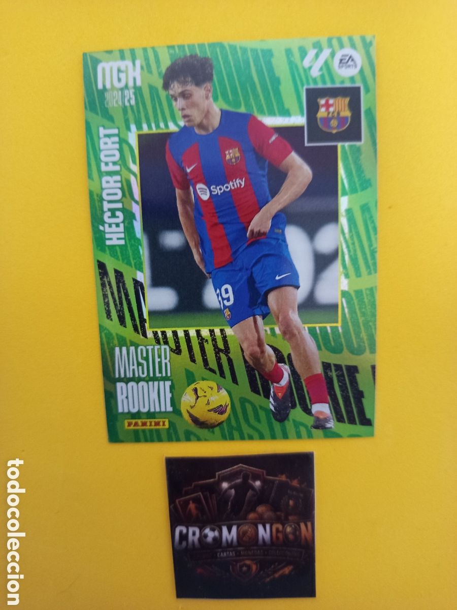Cromos de f&uacute;tbol: ❇️ CROMO ⚽ CARD H&Eacute;CTOR FORT BARCELONA MASTER ROOKIE MEGACRACKS 24 25 MGKS 2024 2025 PANINI ❇️