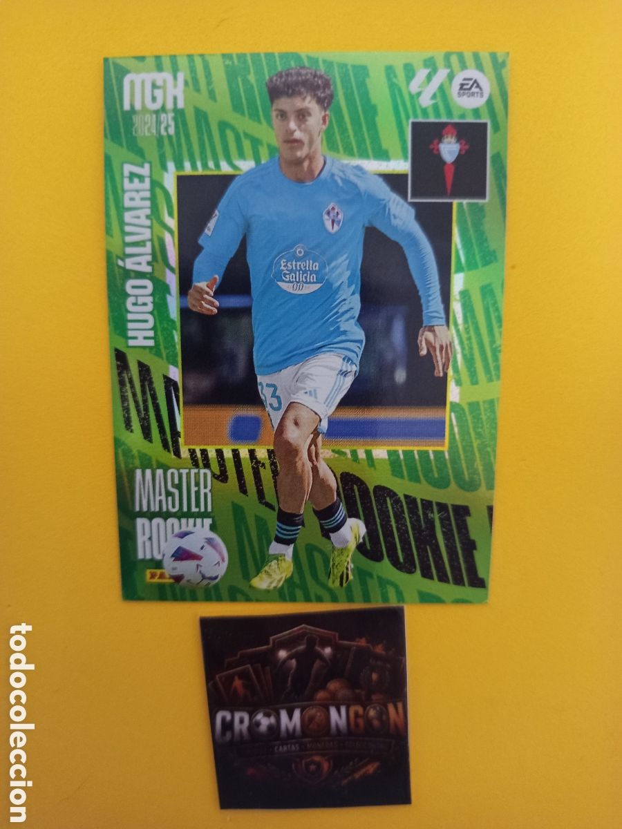 Cromos de f&uacute;tbol: ❇️ CROMO ⚽ CARD HUGO &Aacute;LVAREZ CELTA DE VIGO MASTER ROOKIE MEGACRACKS 24 25 MGKS 2024 2025 PANINI ❇️
