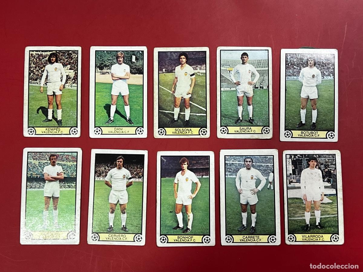 Cromos de f&uacute;tbol: LOTE 19 CROMOS DE F&Uacute;TBOL. LIGA 79-80. VALENCIA C.F. EDICIONES ESTE. TODOS DIFERENTES.