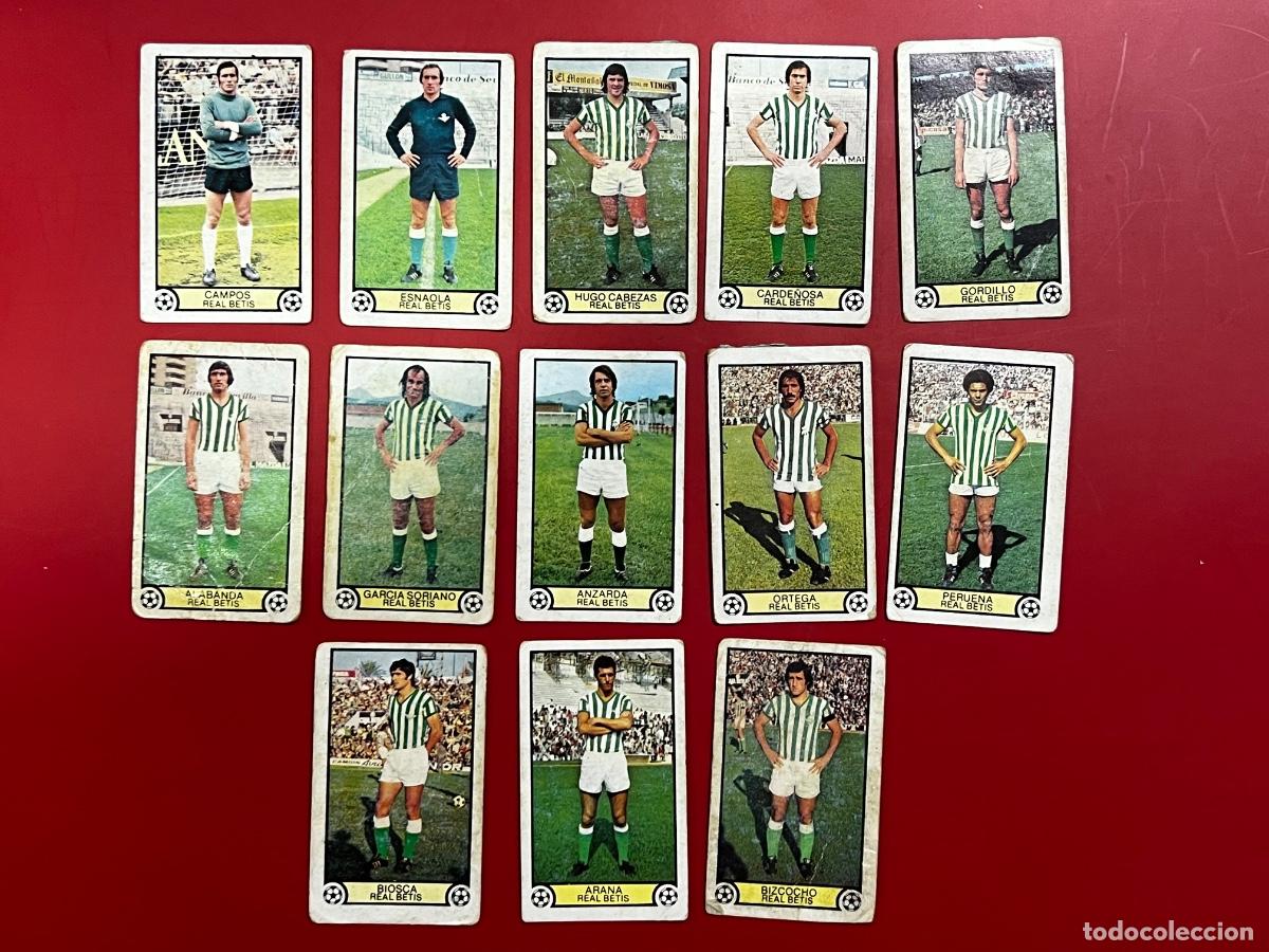 Cromos de f&uacute;tbol: LOTE 13 CROMOS DE F&Uacute;TBOL. LIGA 79-80. REAL BETIS. EDICIONES ESTE. TODOS DIFERENTES.