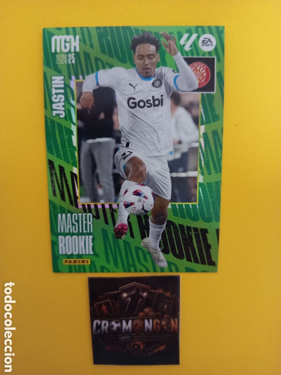 Cromos de f&uacute;tbol: ❇️ CROMO ⚽ CARD JASTIN GIRONA MASTER ROOKIE MEGACRACKS 24 25 MGKS 2024 2025 PANINI ❇️