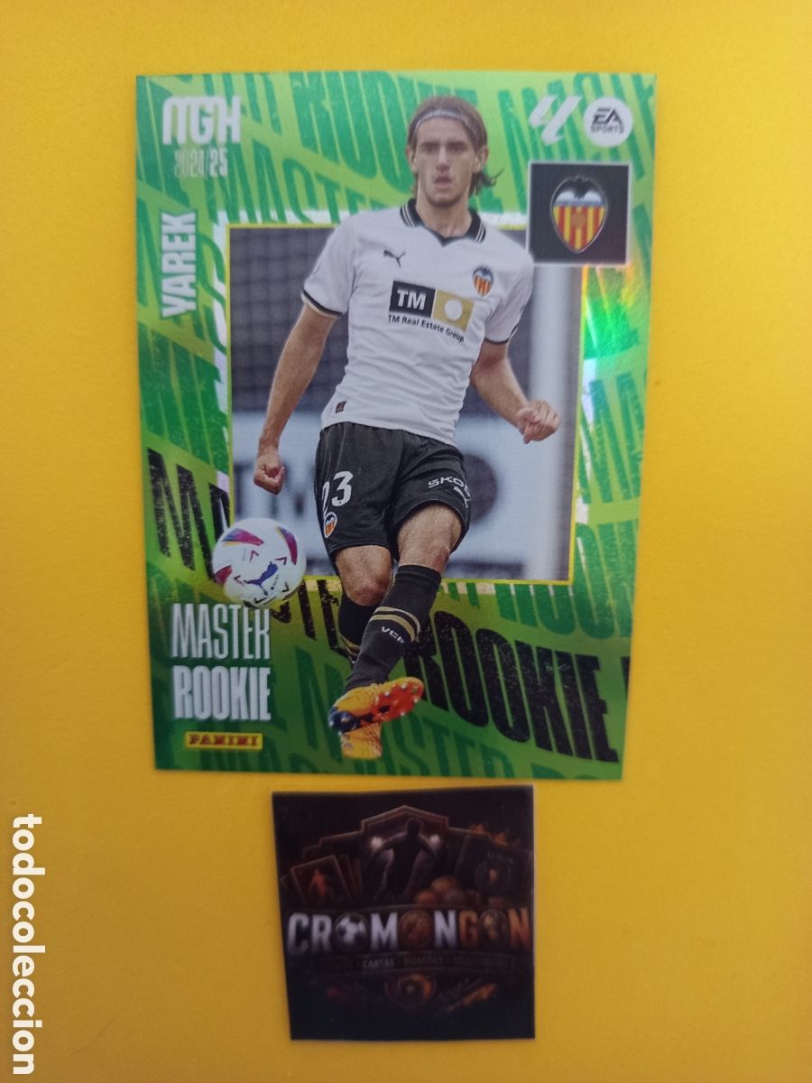 Cromos de f&uacute;tbol: ❇️ CROMO ⚽ CARD YAREK VALENCIA MASTER ROOKIE MEGACRACKS 24 25 MGKS 2024 2025 PANINI ❇️