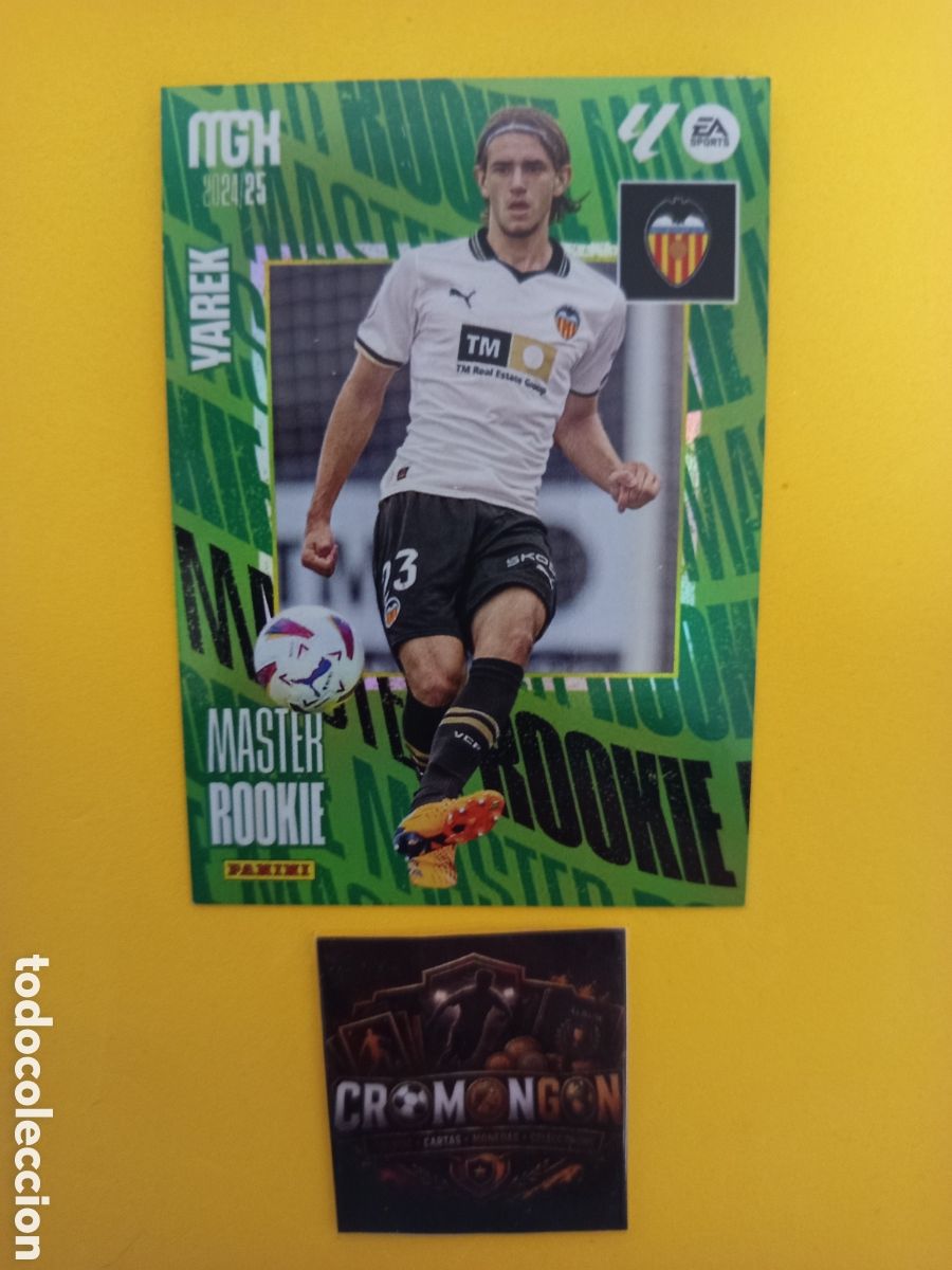 Cromos de f&uacute;tbol: ❇️ CROMO ⚽ CARD YAREK VALENCIA MASTER ROOKIE MEGACRACKS 24 25 MGKS 2024 2025 PANINI ❇️