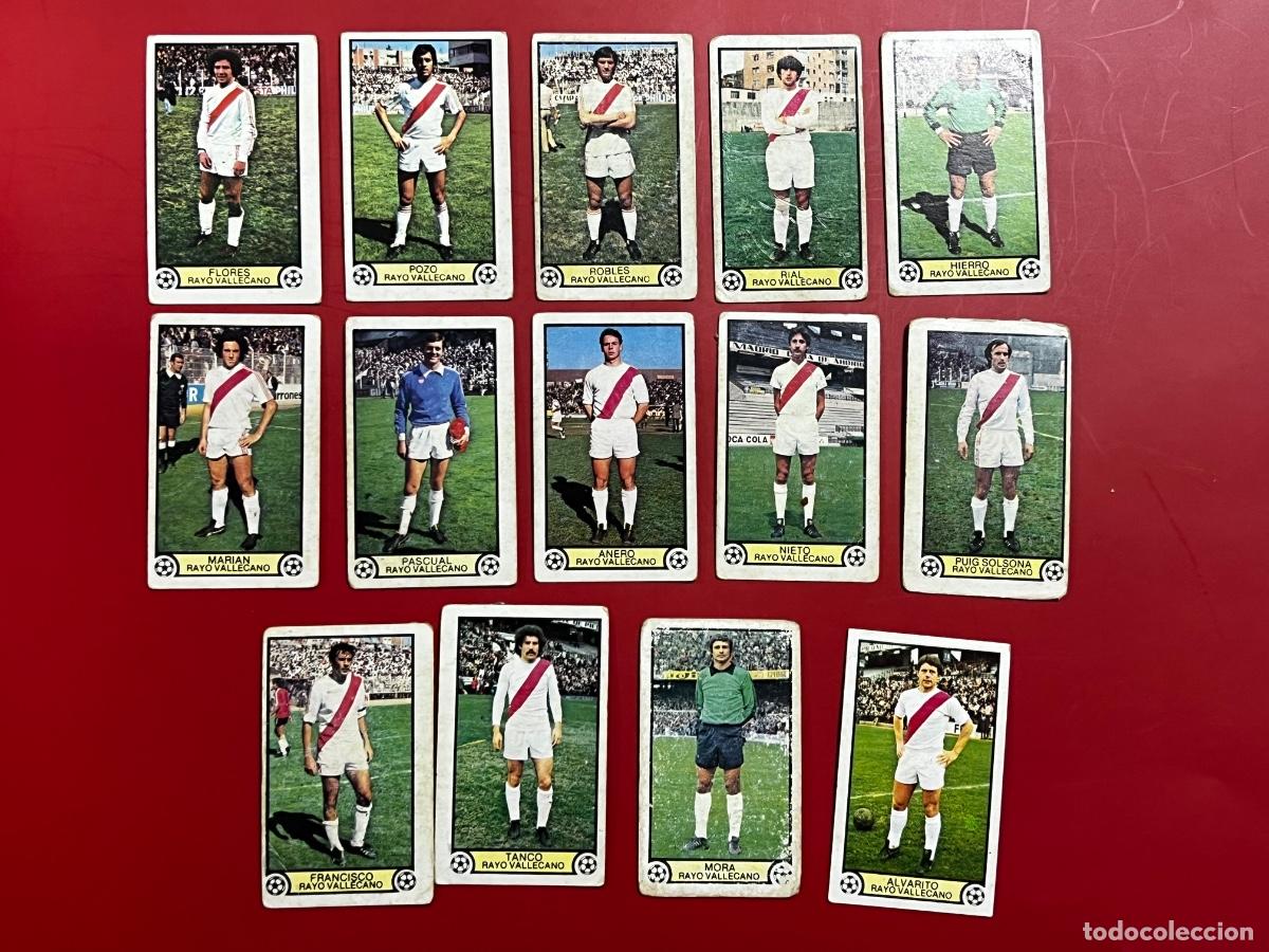 Cromos de f&uacute;tbol: LOTE 14 CROMOS DE F&Uacute;TBOL. LIGA 79-80. RAYO VALLECANO. EDICIONES ESTE. TODOS DIFERENTES.
