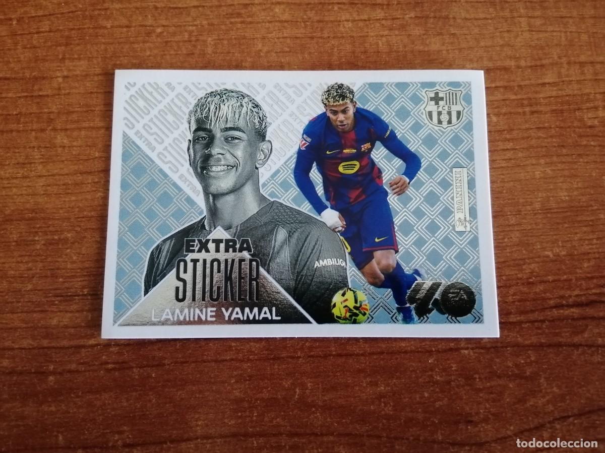 Cromos de f&uacute;tbol: CROMO LIGA ESTE PANINI 2026 - 2027. EXTRA STICKER PLATA, LAMINE YAMAL (F.C. BARCELONA)
