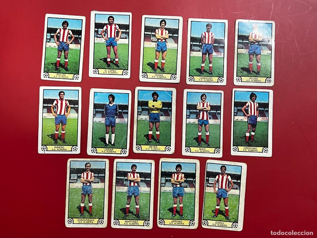Cromos de f&uacute;tbol: LOTE 14 CROMOS DE F&Uacute;TBOL. LIGA 79-80. A.D.ALMERIA. EDICIONES ESTE. TODOS DIFERENTES.