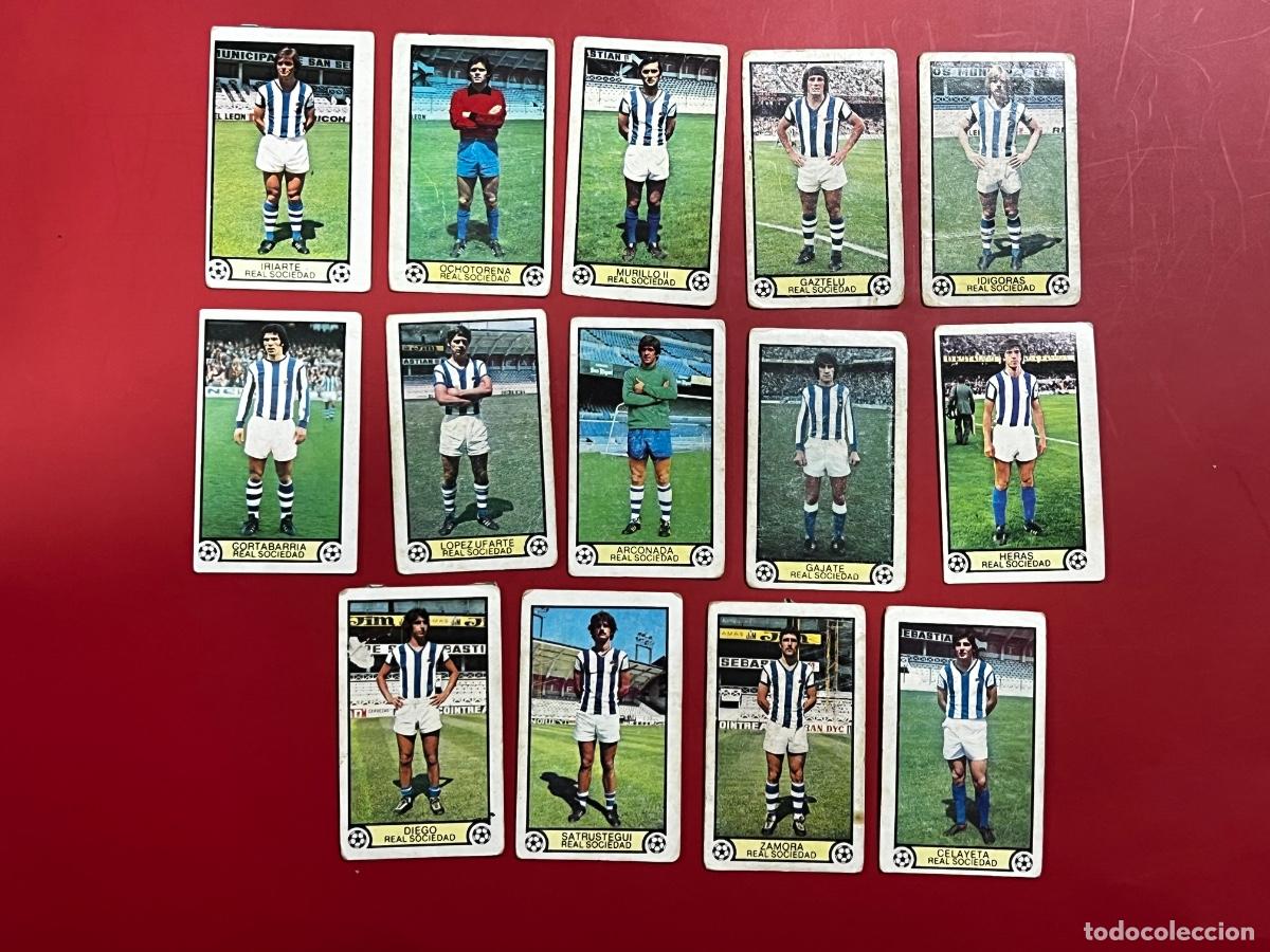 Cromos de f&uacute;tbol: LOTE 14 CROMOS DE F&Uacute;TBOL. LIGA 79-80. REAL SOCIEDAD. EDICIONES ESTE. TODOS DIFERENTES.
