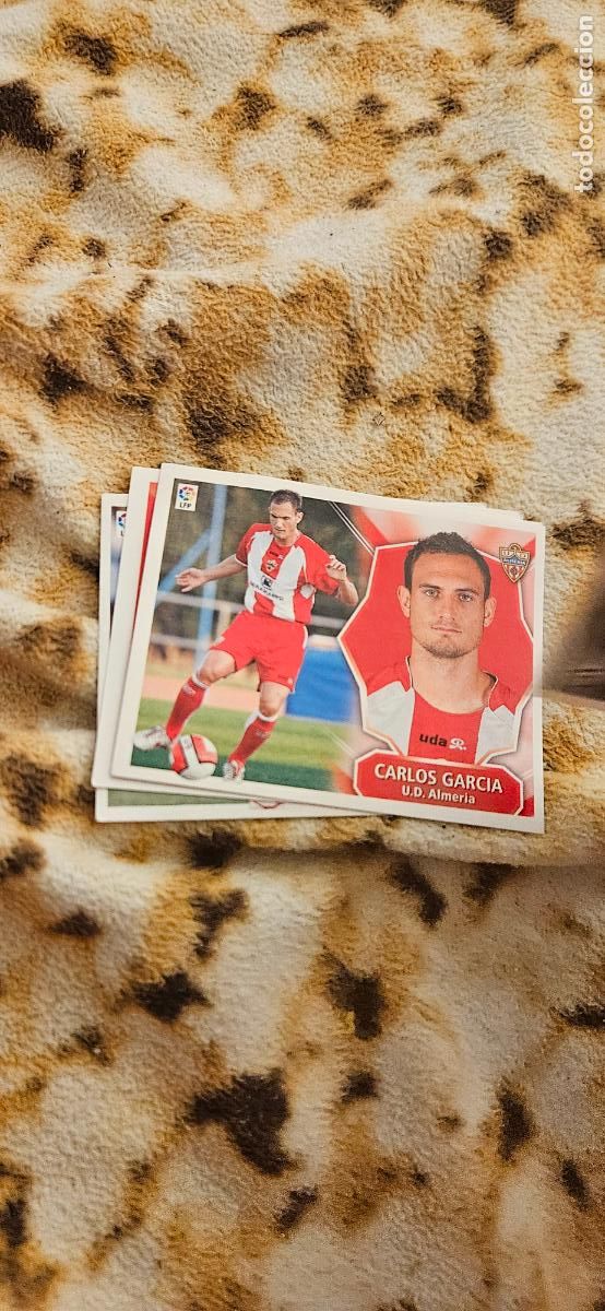 Fu&szlig;ball-Sticker: carlos garcia almeria este 08 09 2008 2009 este sin pegar