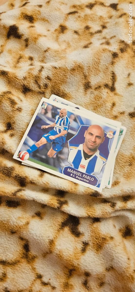 Cromos de f&uacute;tbol: manuel pablo coru&ntilde;a este 08 09 2008 2009 este sin pegar