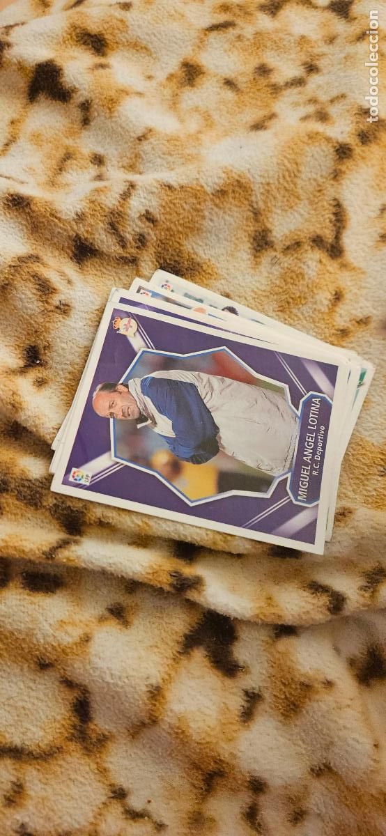 Cromos de f&uacute;tbol: entrenador deportivo de la coru&ntilde;a este 08 09 2008 2009 este sin pegar