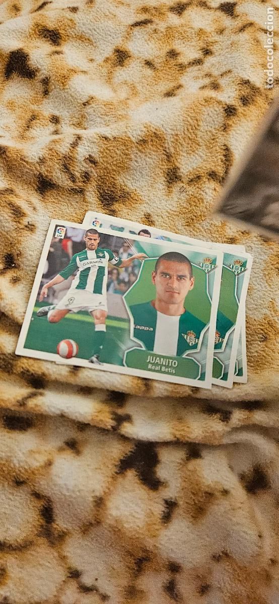 Cromos de f&uacute;tbol: juanito betis este 08 09 2008 2009 este sin pegar