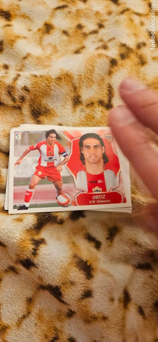 Cromos de f&uacute;tbol: ortiz almeria este 08 09 2008 2009 este sin pegar