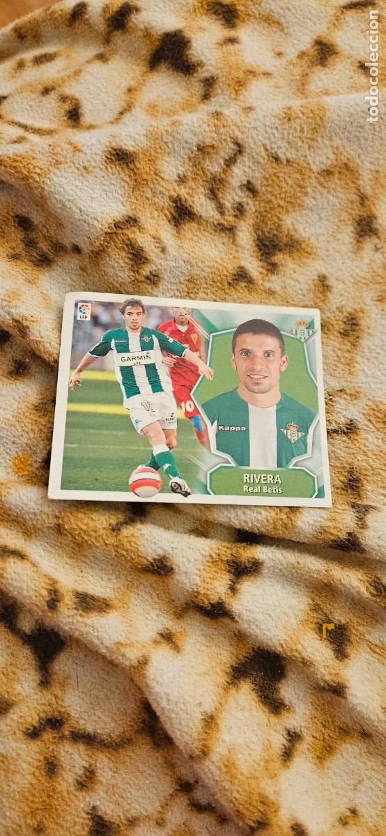 Cromos de f&uacute;tbol: este rivera betis 08 09 2008 2009 este sin pegar