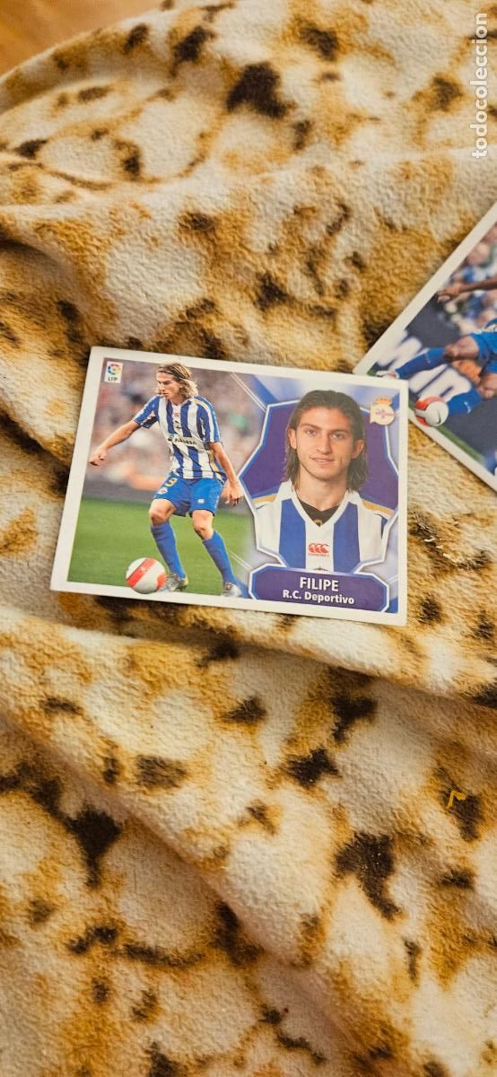 Cromos de f&uacute;tbol: este filipe deportivo de la coru&ntilde;a 08 09 2008 2009 este sin pegar