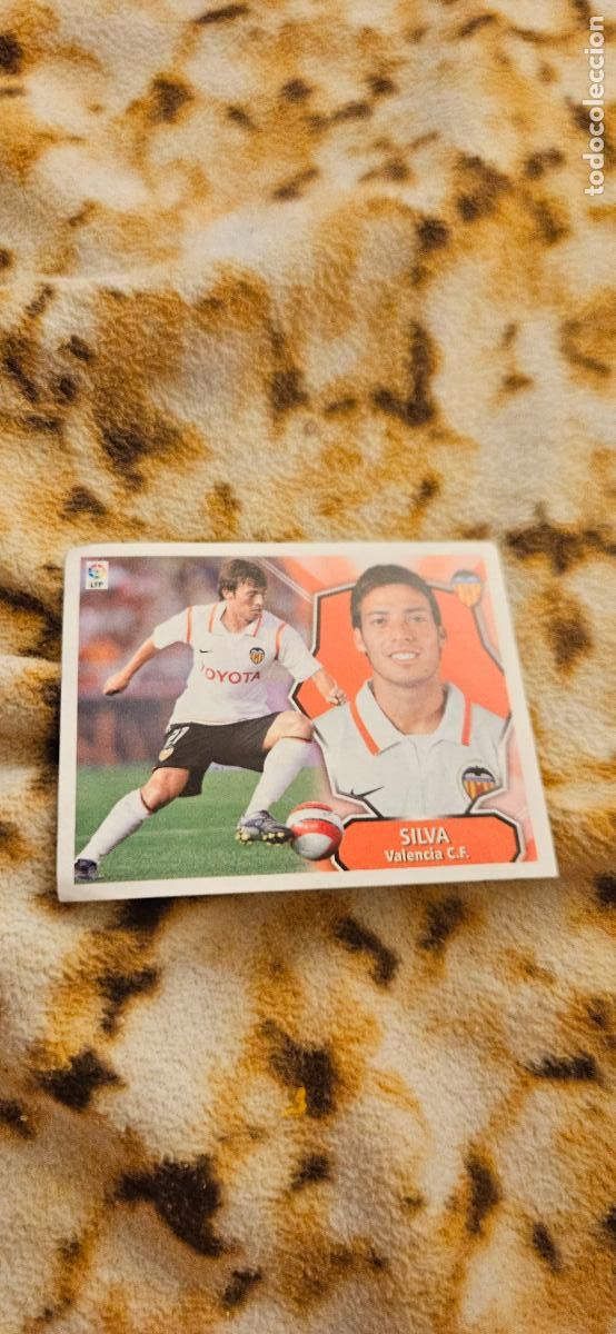 Cromos de f&uacute;tbol: silva valencia este 08 09 2008 2009 este sin pegar
