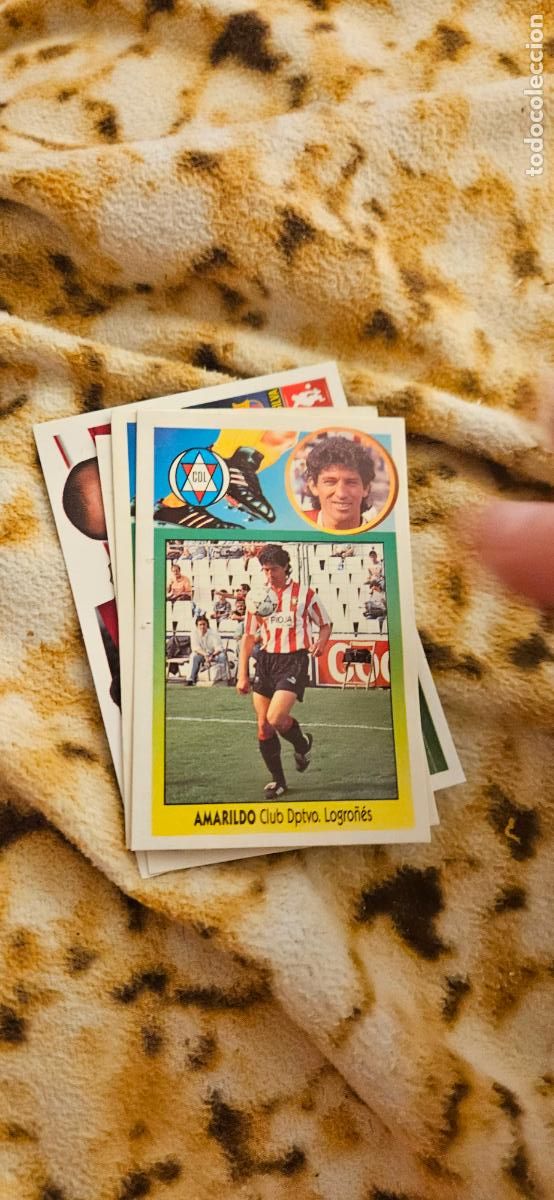 Figurine di Calcio: este amarildo logro&ntilde;es 1993 1994 93 94 despegado trading card