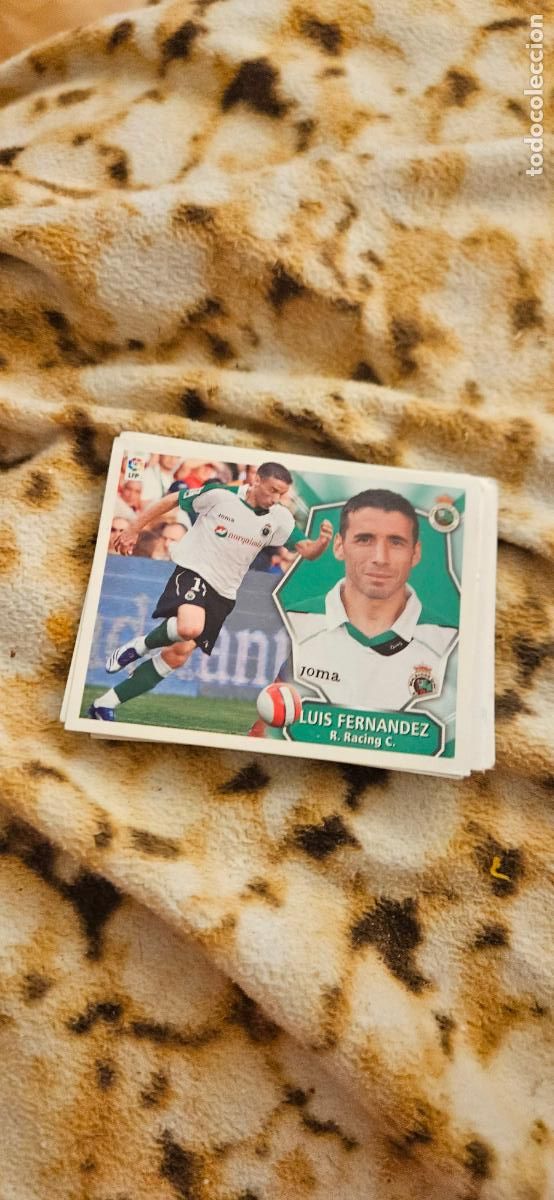 Cromos de f&uacute;tbol: este luis fernandez racing de santander 08 09 2008 2009 este sin pegar