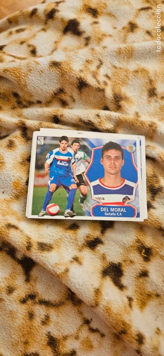 Cromos de f&uacute;tbol: este del moral getafe 08 09 2008 2009 este sin pegar - Foto 1