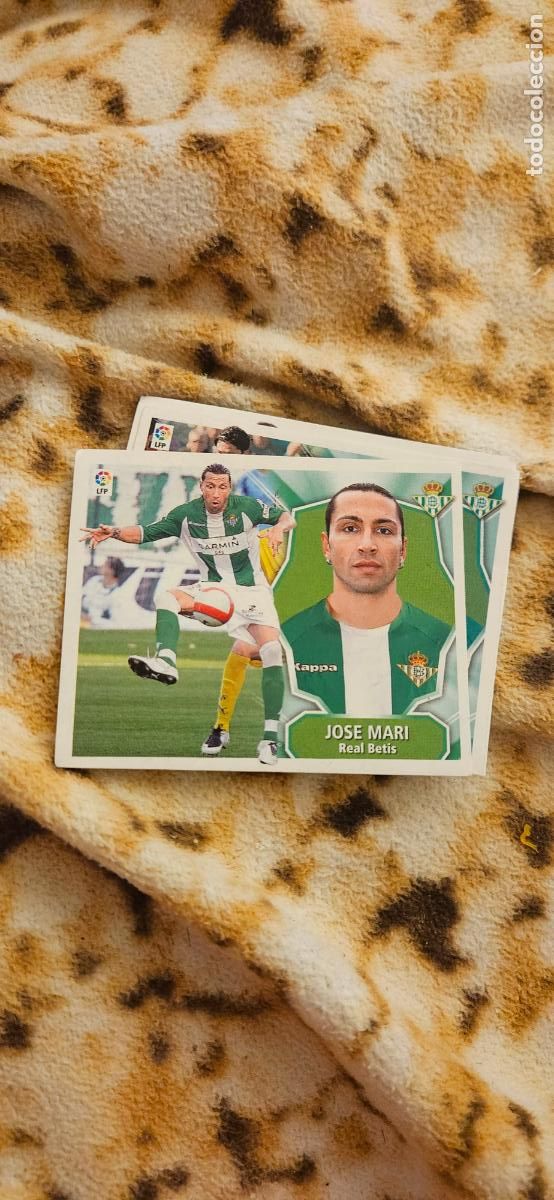 Cromos de f&uacute;tbol: este jose mari betis 08 09 2008 2009 este sin pegar