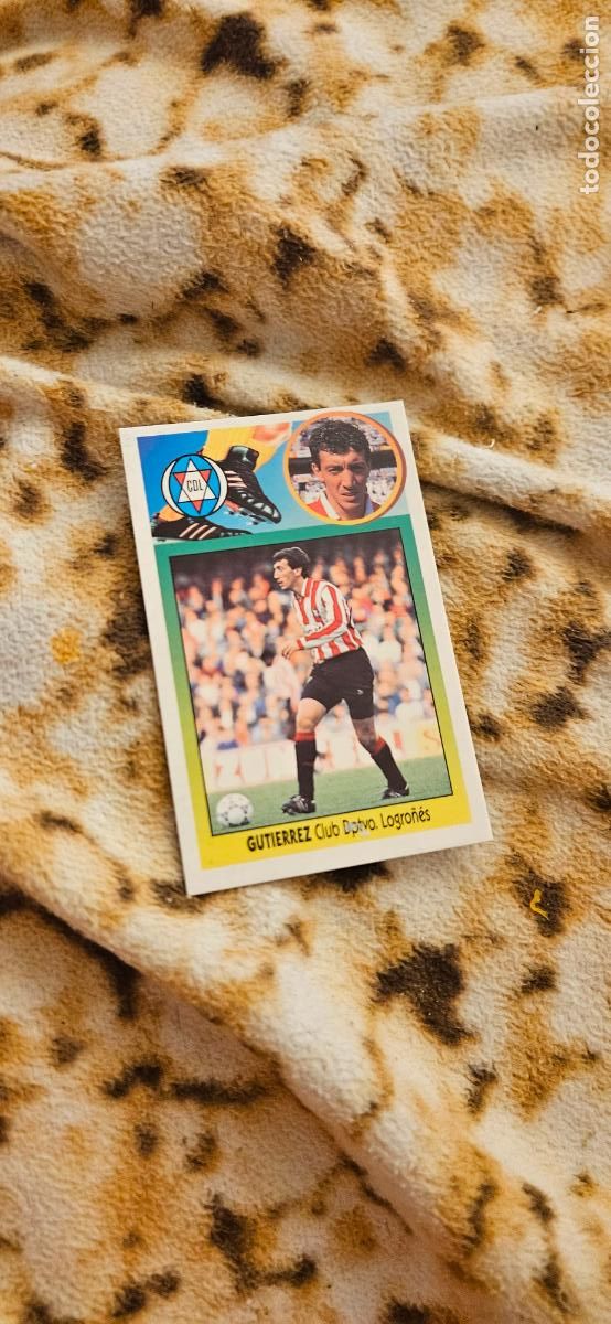 Cromos de f&uacute;tbol: este gutierrez logro&ntilde;es 1993 1994 93 94 despegado trading card