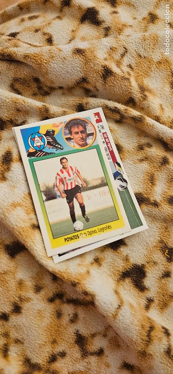 Cromos de f&uacute;tbol: estepoyatos logro&ntilde;es 1993 1994 93 94 despegado trading card