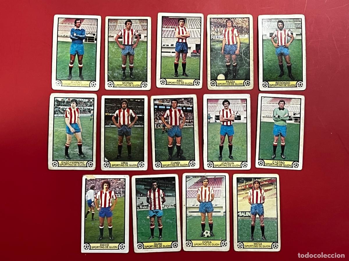 Cromos de f&uacute;tbol: LOTE 14 CROMOS DE F&Uacute;TBOL. LIGA 79-80. SPORTING DE GIJ&Oacute;N. EDICIONES ESTE. TODOS DIFERENTES.