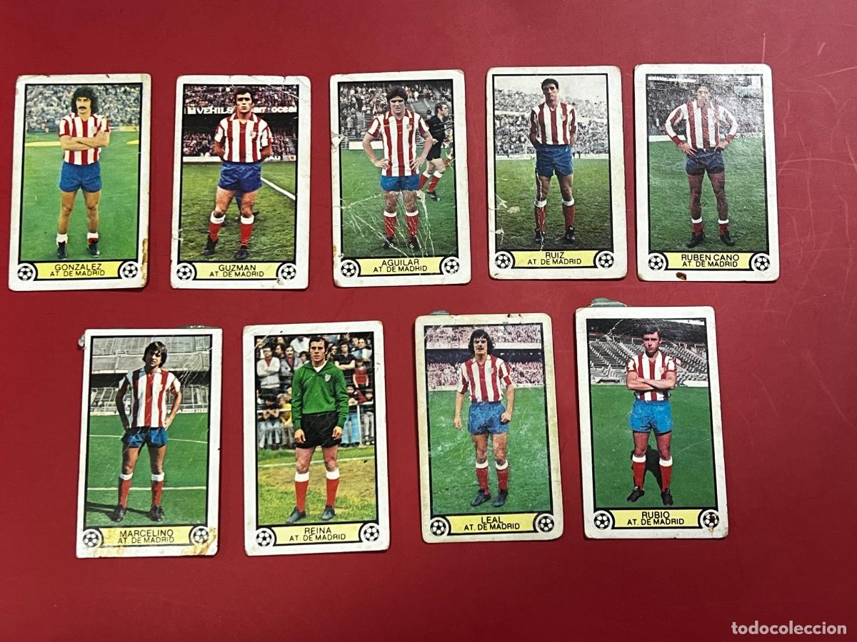 Cromos de f&uacute;tbol: LOTE 9 CROMOS DE F&Uacute;TBOL. LIGA 79-80. AT. DE MADRID. EDICIONES ESTE. TODOS DIFERENTES.