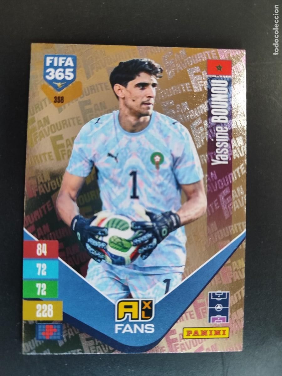 Cromos de f&uacute;tbol: ADRENALYN FIFA 365 2027 CARD FANS BOUNOU MARRUECOS # 358 PANINI