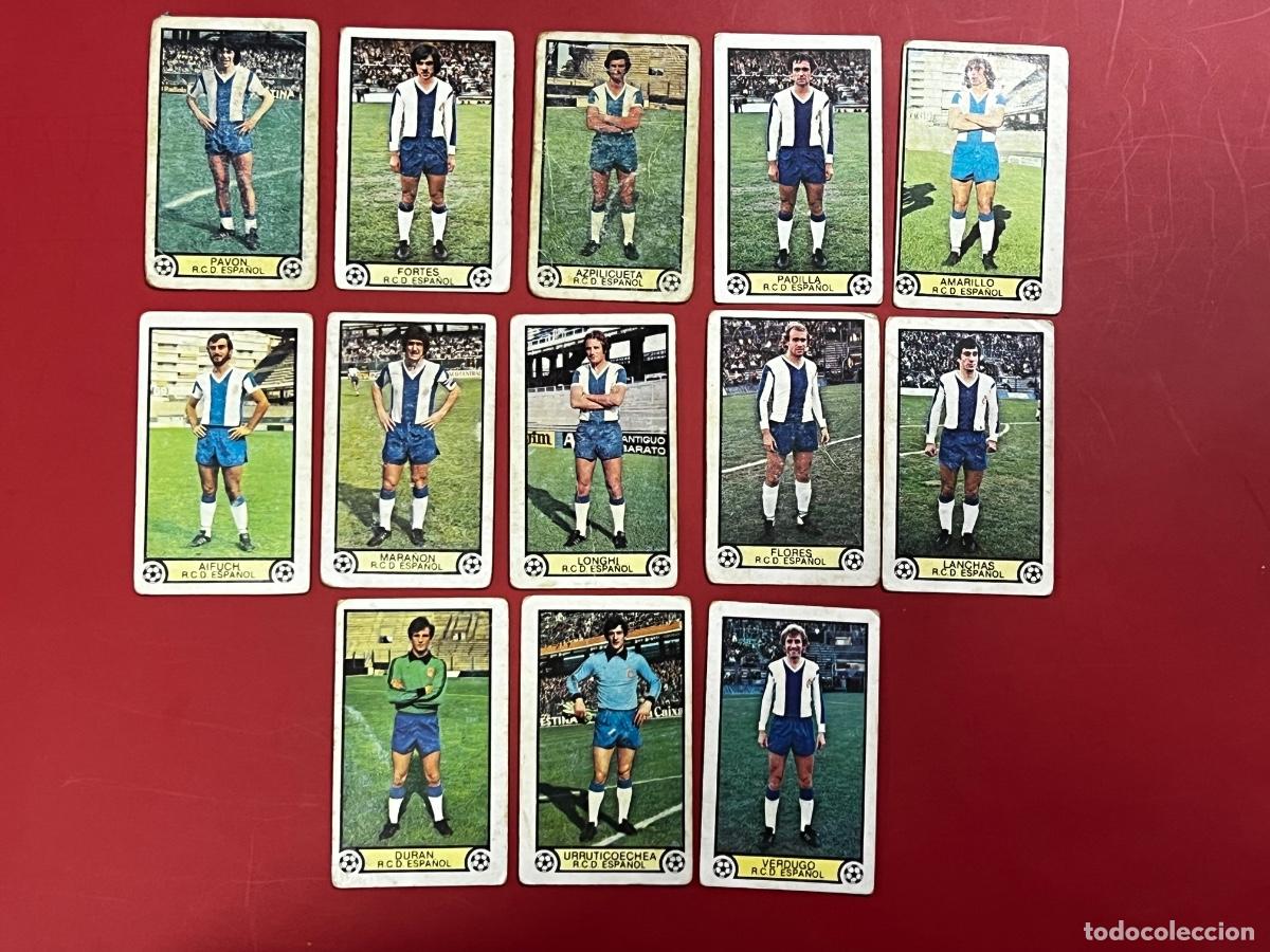 Cromos de f&uacute;tbol: LOTE 13 CROMOS DE F&Uacute;TBOL. LIGA 79-80. R.C.D.VERDUGO. EDICIONES ESTE. TODOS DIFERENTES.