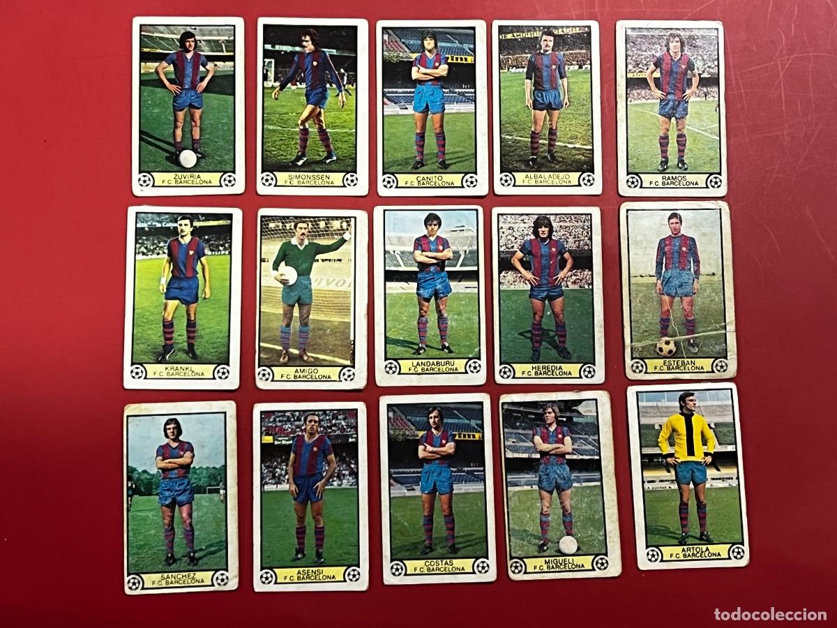 Cromos de f&uacute;tbol: LOTE 15 CROMOS DE F&Uacute;TBOL. LIGA 79-80. F.C.BARCELONA. EDICIONES ESTE. TODOS DIFERENTES.