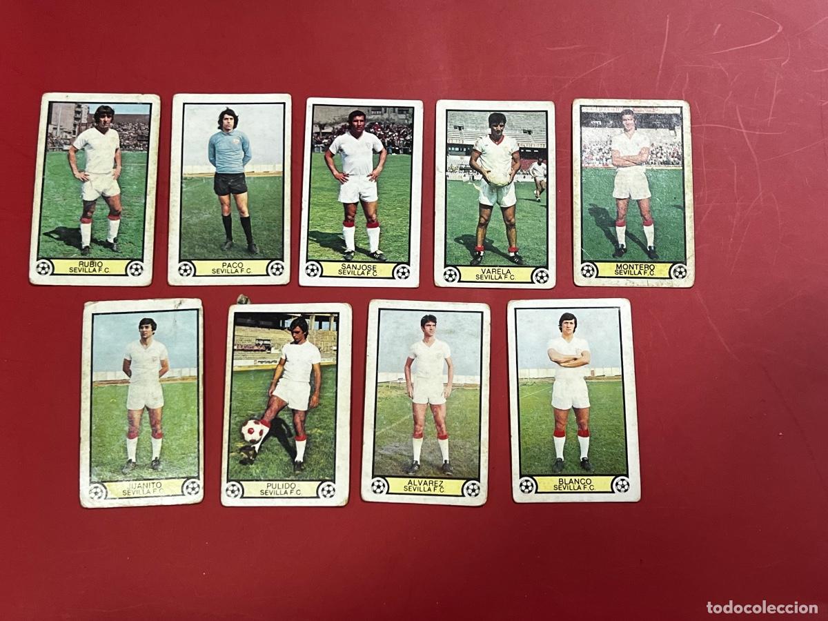 Cromos de f&uacute;tbol: LOTE 9 CROMOS DE F&Uacute;TBOL. LIGA 79-80. SEVILLA C.F. EDICIONES ESTE. TODOS DIFERENTES.