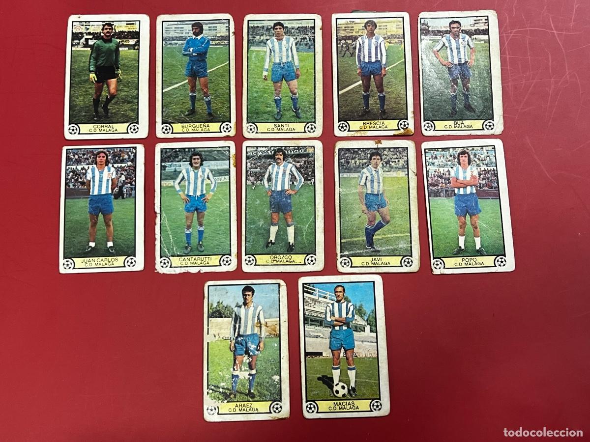 Cromos de f&uacute;tbol: LOTE 12 CROMOS DE F&Uacute;TBOL. LIGA 79-80. C.D.MALAGA. EDICIONES ESTE. TODOS DIFERENTES.