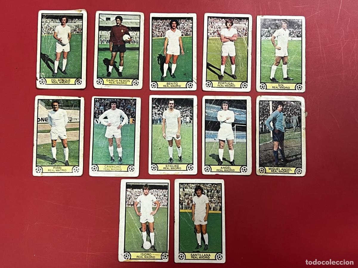 Cromos de f&uacute;tbol: LOTE 12 CROMOS DE F&Uacute;TBOL. LIGA 79-80. REAL MADRID. EDICIONES ESTE. TODOS DIFERENTES.