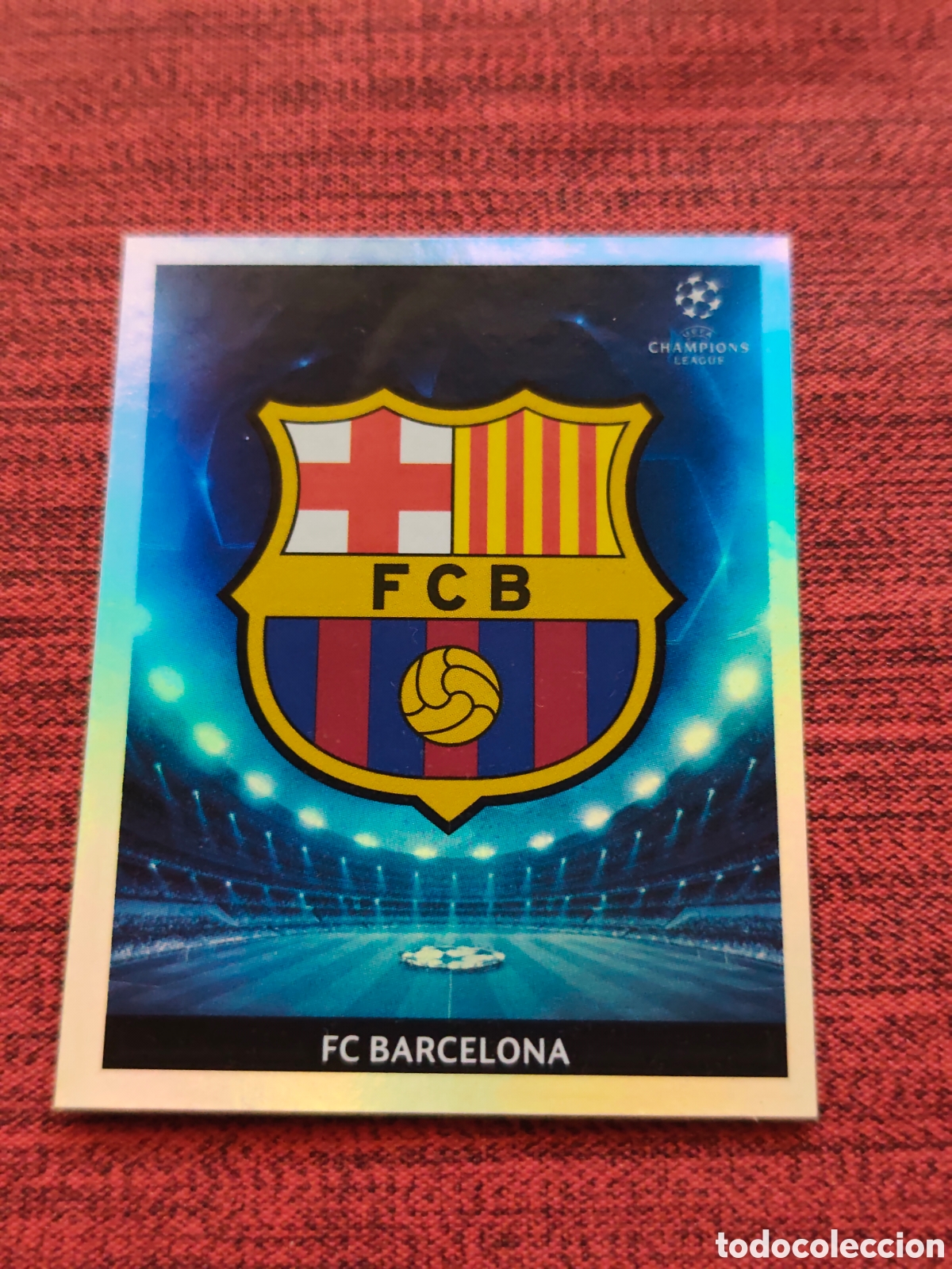 Cartes &agrave; collectionner de Football: 345 ESCUDO FC BARCELONA UEFA CHAMPIONS LEAGUE 2009 2010 PANINI