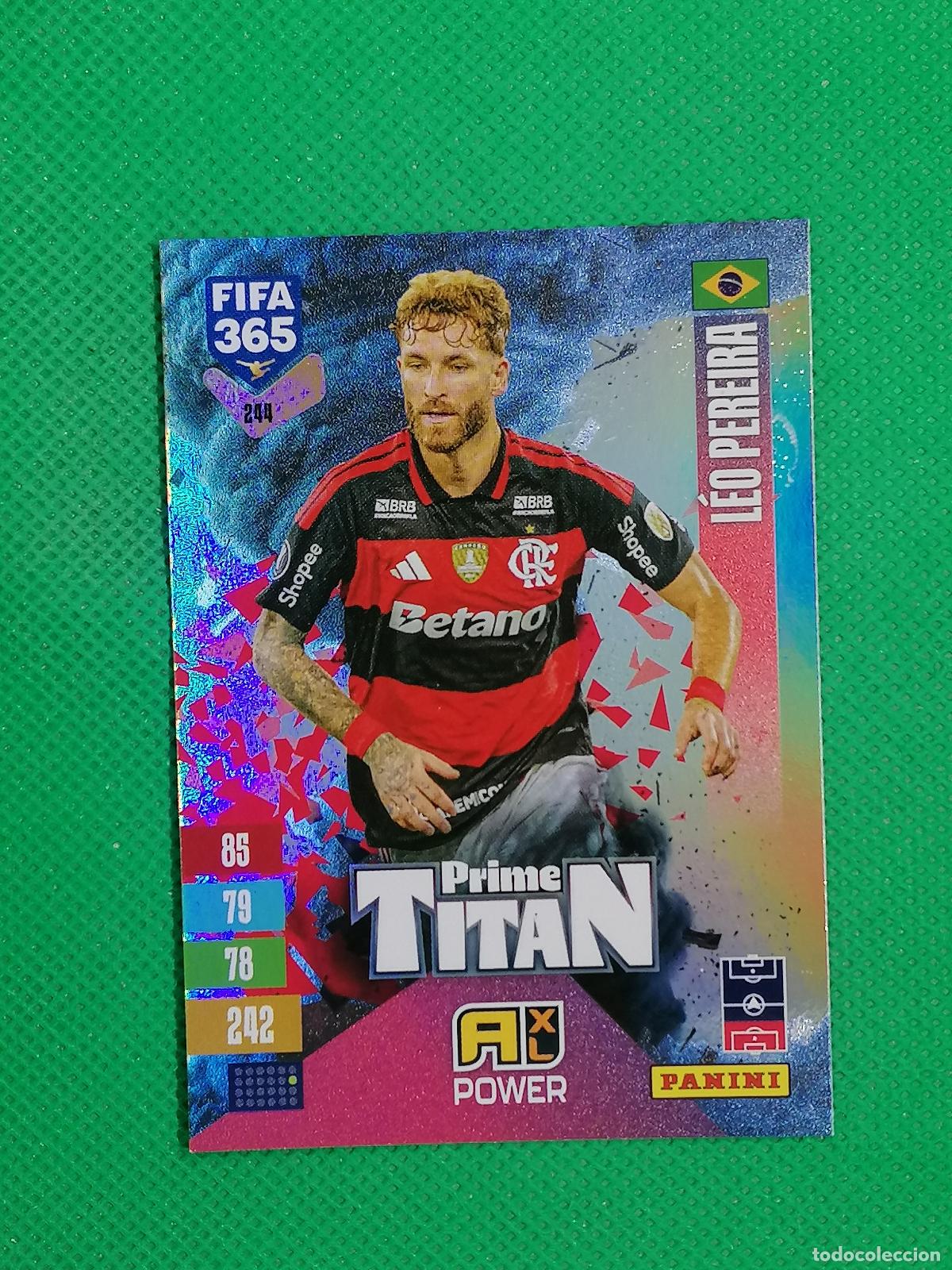 Cromos de f&uacute;tbol: 244 LEO PEREIRA FLAMENGO TITAN ⚽ PANINI ADRENALYN XL FIFA 365 26 27 2026 2027 ⚽